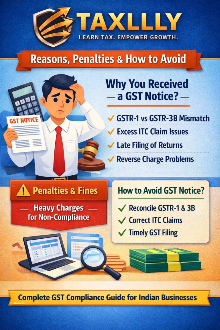GST Notice 2026: Top Reasons, Red Flags & How to Avoid Notices in India