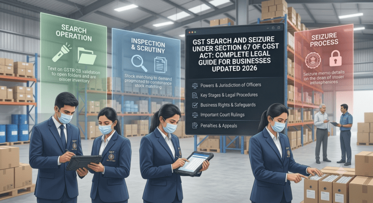 GST Search and Seizure under Section 67 of CGST Act: Complete Legal Guide for Businesses updated 2026